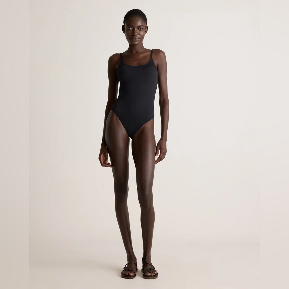 Italian Cami Ribbed One-Piece Swimsuit